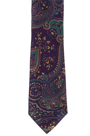 Silk tie with paisley print ALTEA | 19290673