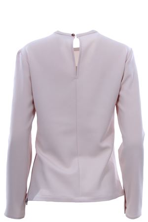 Crew neck t-shirt wit zip ALYSI | 159264A9247BURRO
