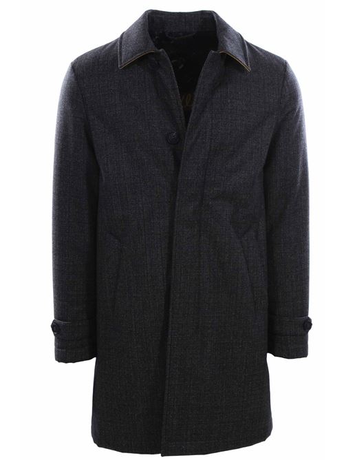 Wool trench coat tweed effect ETRO | 1S280309500