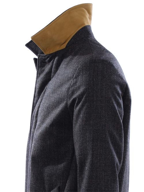 Wool trench coat tweed effect ETRO | 1S280309500