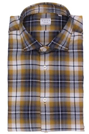 Check cotton flannel washed shirt XACUS | 748ML13289002