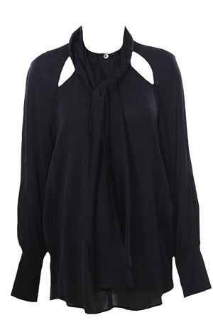 Silk shirt with scarf ELEVENTY | B80SETB02TSE0B00122