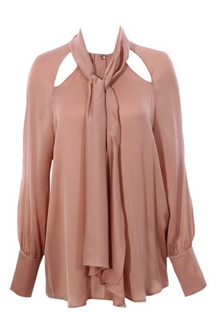 Silk shirt with scarf ELEVENTY | B80SETB02TSE0B00195