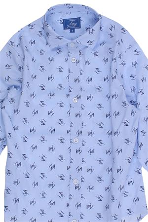 Camicia logata in cotone FAY | 5N5030NB650602BL