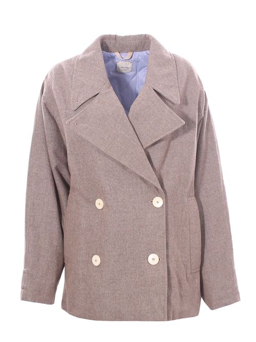 double breasted coat ALYSI | 152929A2210ARGILLA