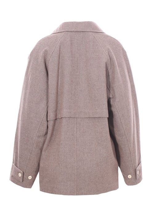 double breasted coat ALYSI | 152929A2210ARGILLA