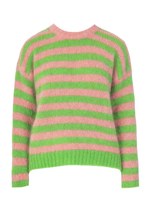 mohair crew neck ALYSI | 253420A3051PEACH/LIME