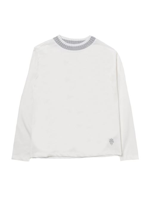t-shirt girocollo in cotone ELEVENTY | ET8P10Z1681101GR