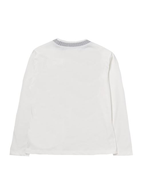 t-shirt girocollo in cotone ELEVENTY | ET8P10Z1681101GR
