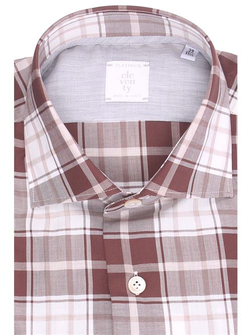 checked cotton shirt ELEVENTY | H75CAMH03TES0H14505