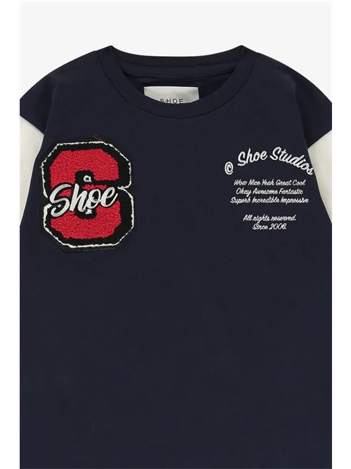 cotton t-shirt SHOE | TATTON0612-MNAVOFF