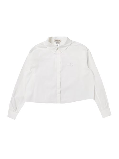 camicia in cotone stretch TWINSET | GJ210000526