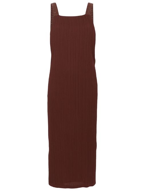 pleated dress ALYSI | 104339P4210CHOCO