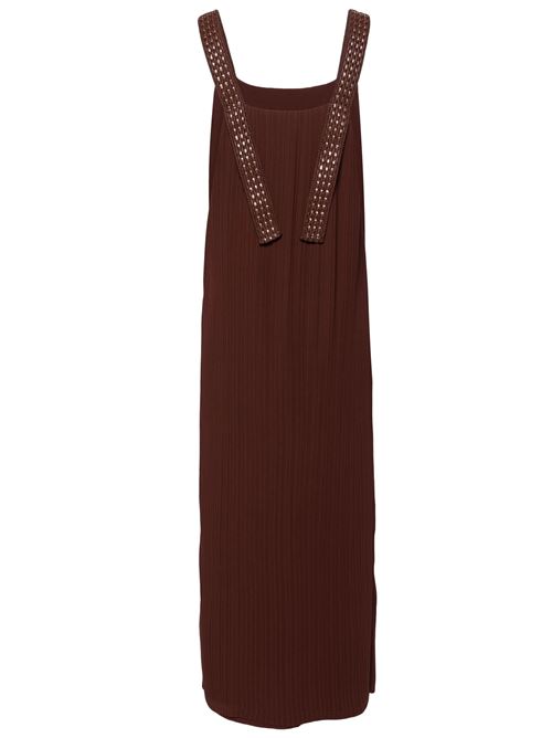 pleated dress ALYSI | 104339P4210CHOCO