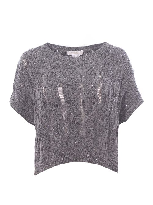 crew neck with sequins ANTONELLI | NEBBIOLO41215LT41599CB4