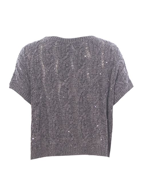crew neck with sequins ANTONELLI | NEBBIOLO41215LT41599CB4