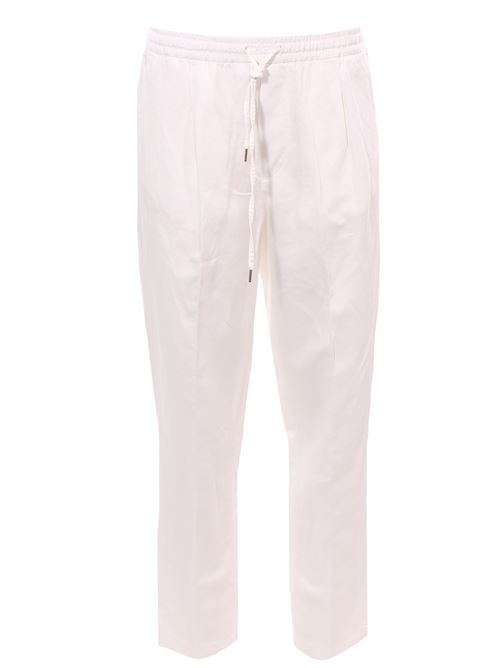linen and cotton jogging pants BRIGLIA | WIMBLEDONGW32405400120