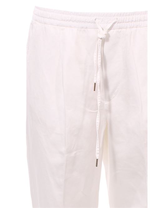 linen and cotton jogging pants BRIGLIA | WIMBLEDONGW32405400120