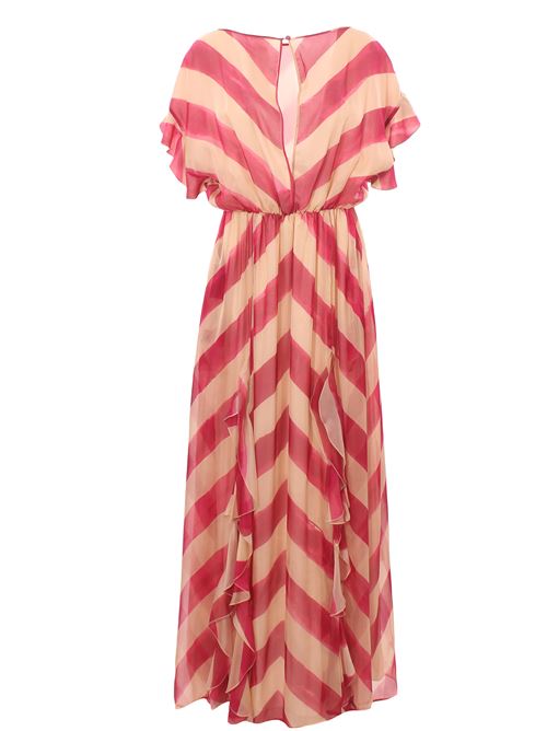 long chiffon silk dress CRIDA | PIZZICALONGDRESST006C001/059
