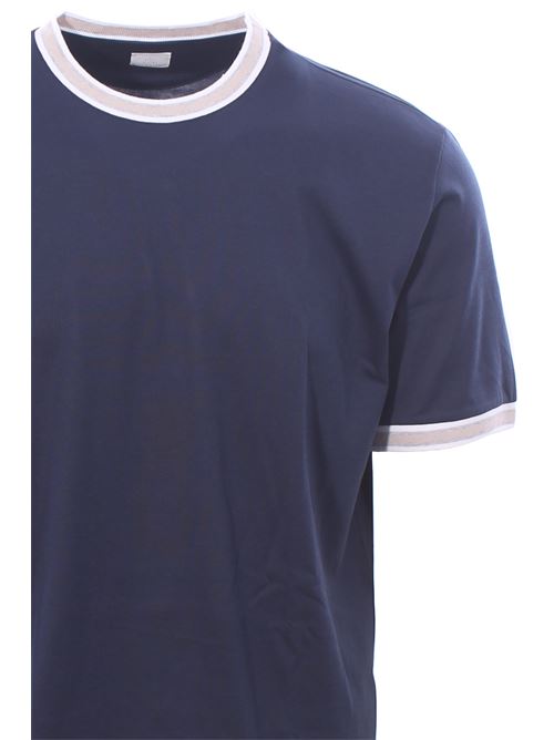 t-shirt with contrasting profiles ELEVENTY | I75TSHI14-TES0I08911