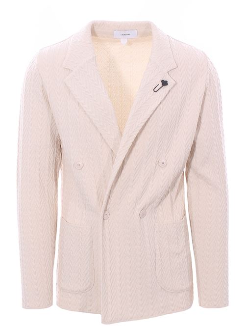 cotton knitted jacket LARDINI | EQLJM87EQ62001120