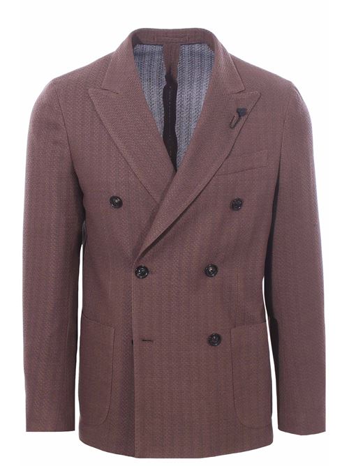 liknit cotton jersey jacket LARDINI | EQLKJ6E86EQJ62040450