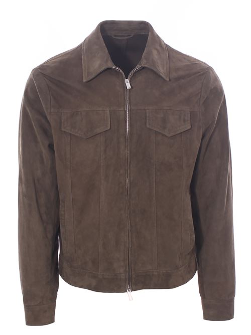 giubbino in suede LARDINI | EQMALEKEQ62050500