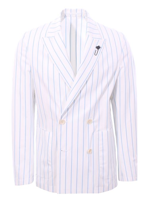 striped shirt jacket LARDINI | EQSANDEQC1843100CE