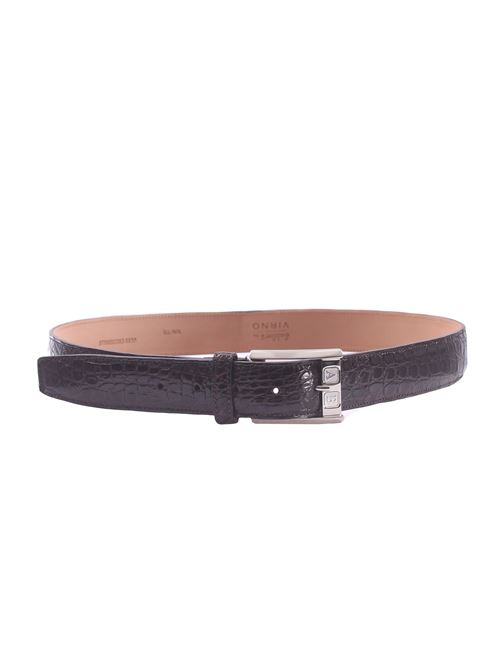 crocodile belt customisable with initials SADDLER'S | COCCODRILLO02