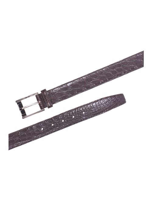 crocodile belt customisable with initials SADDLER'S | COCCODRILLO02