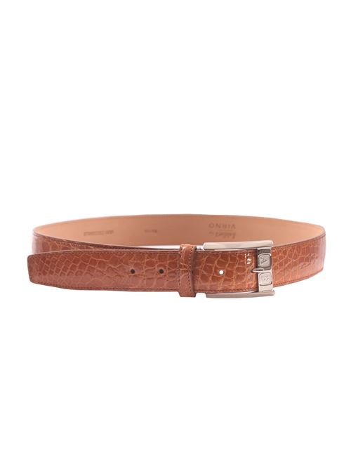 crocodile belt customisable with initials SADDLER'S | COCCODRILLO04