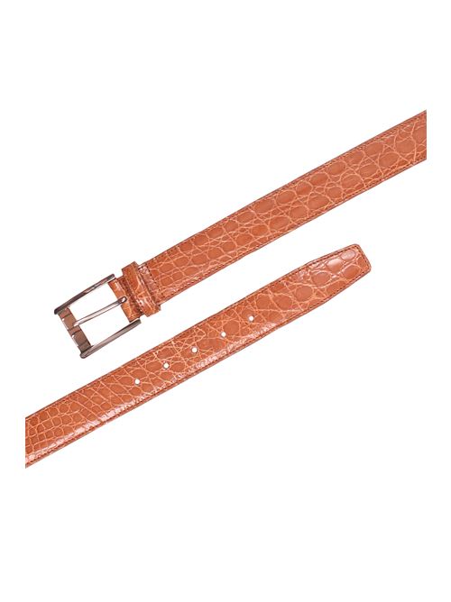 crocodile belt customisable with initials SADDLER'S | COCCODRILLO04