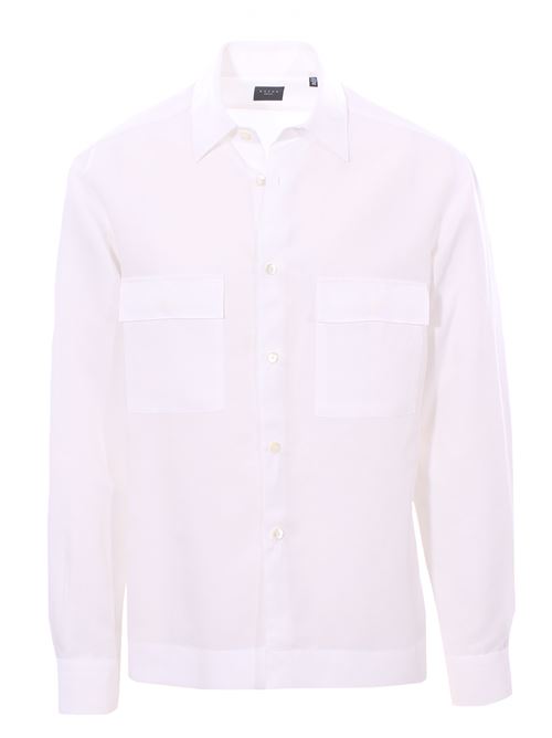 tencel and linen over shirt XACUS | 61130ML11001