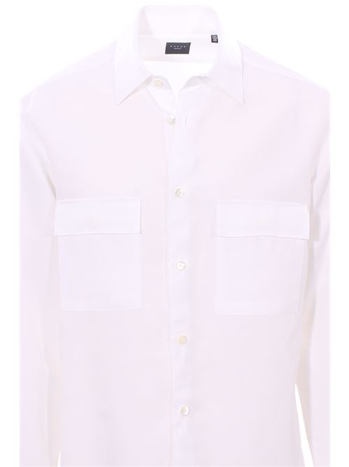 tencel and linen over shirt XACUS | 61130ML11001