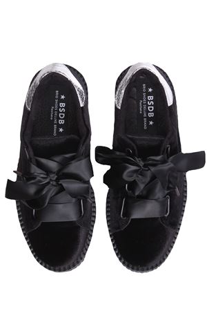 Velvet sneakers BSDB | 311VELLUTON/ARGENTO