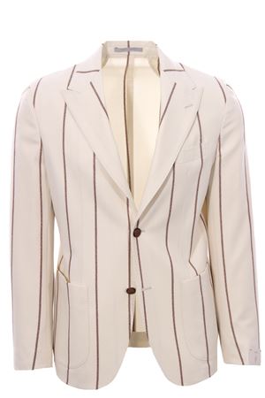 Pinstriped wool jacket ELEVENTY | D75GIAC12BOTTES0D00201-04