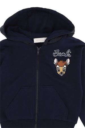 Felpa full zip bamby con cappuccio MONNALISA | 198807RG8072056S