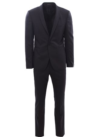 Tuxedo suit with satin shawl lapels TAGLIATORE | SFBR18A01080001N5023