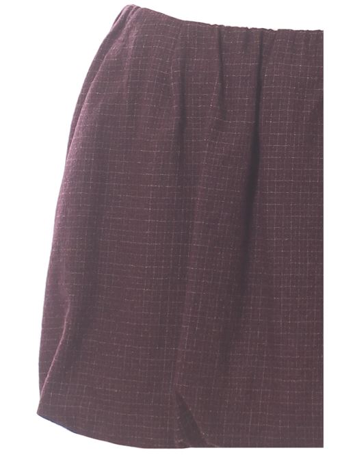virgin wool micro check skirt ALYSI | 165002A5048UVA
