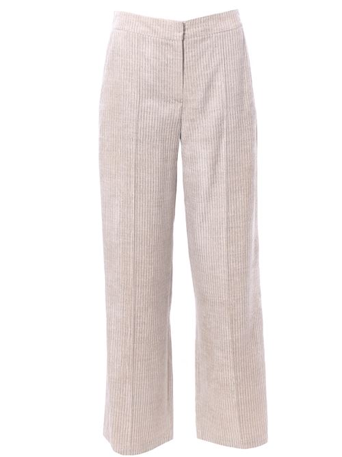 Pantalone velvet in velluto millerighe ALYSI | 165137A5053PERLA