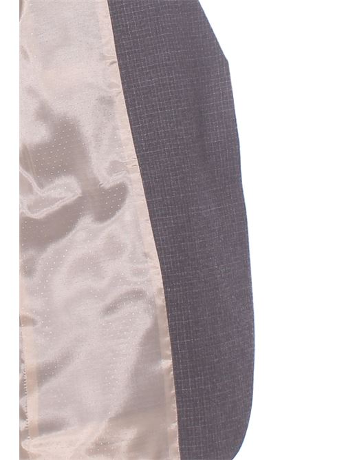 micro check virgin wool jacket ALYSI | 165804A5048ANTRACITE