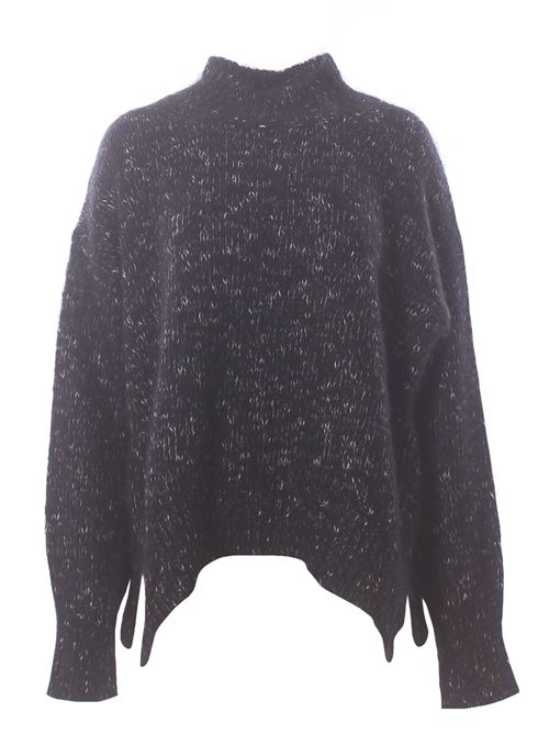 soft tricot high neck ALYSI | 265426A5019NERO