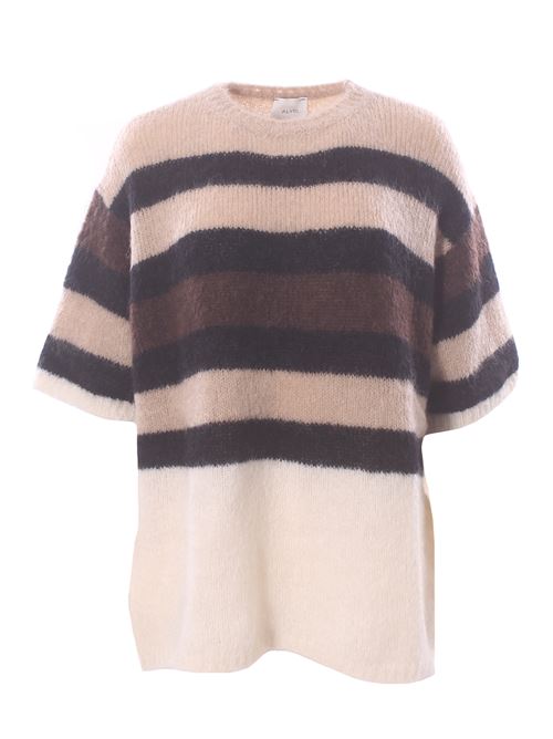 Girocollo super mohair manica corta ALYSI | 265434A5028MIX