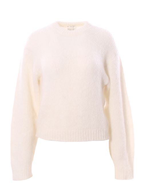 super mohair boxy crew neck ALYSI | 265437A5028LATTE
