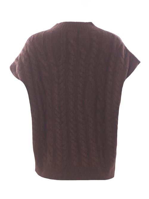 super mohair vest ALYSI | 265439A5028CHOCO