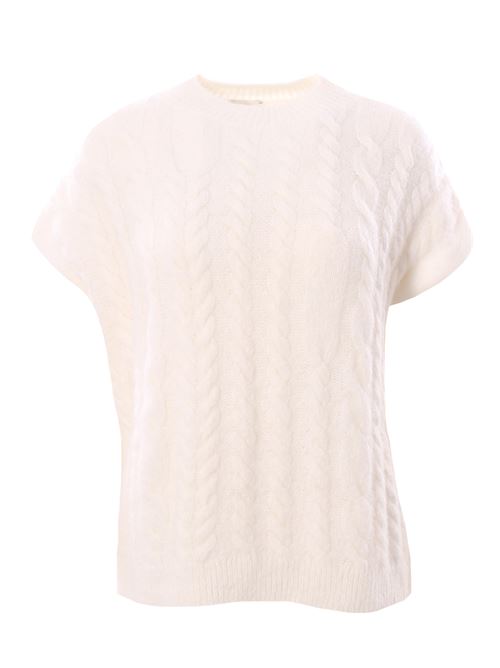 super mohair vest ALYSI | 265439A5028LATTE