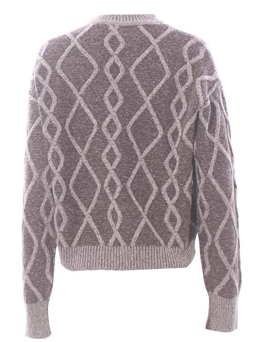 alpaca and cashmere crew neck ANTONELLI | CELSO41698PT40991CB3