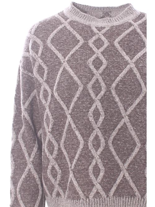 alpaca and cashmere crew neck ANTONELLI | CELSO41698PT40991CB3