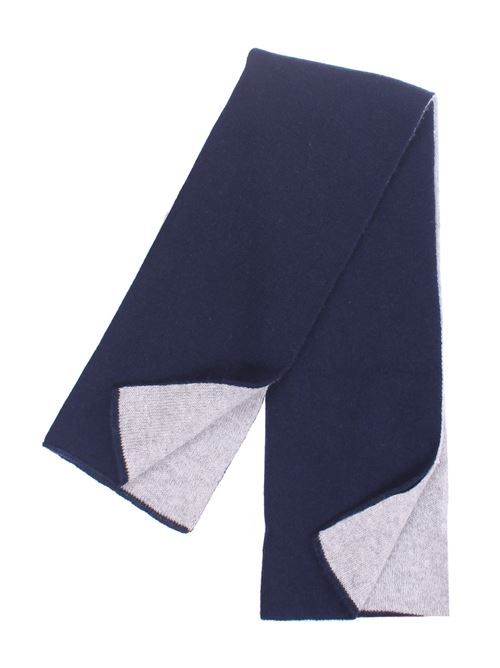 two-tone cashmere neck warmer BOYLE | 98BGRIGISSIMO-NOTTURNO