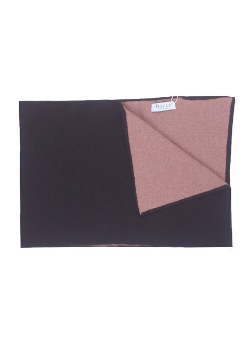 two-tone cashmere neck warmer BOYLE | 98BMARINE-PANERA